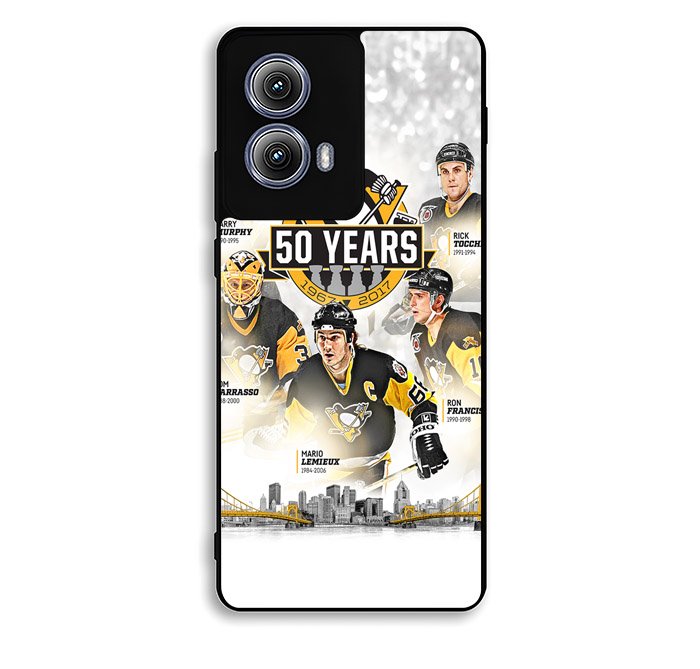 pittsburgh penguins anniversary Motorola Moto Edge 2024 Case BC0391