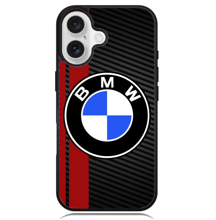 Red Carbon Fiber BMW X5029 iPhone 16 Plus Case