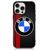 Red Carbon Fiber BMW X5029 iPhone 16 Pro Max Case