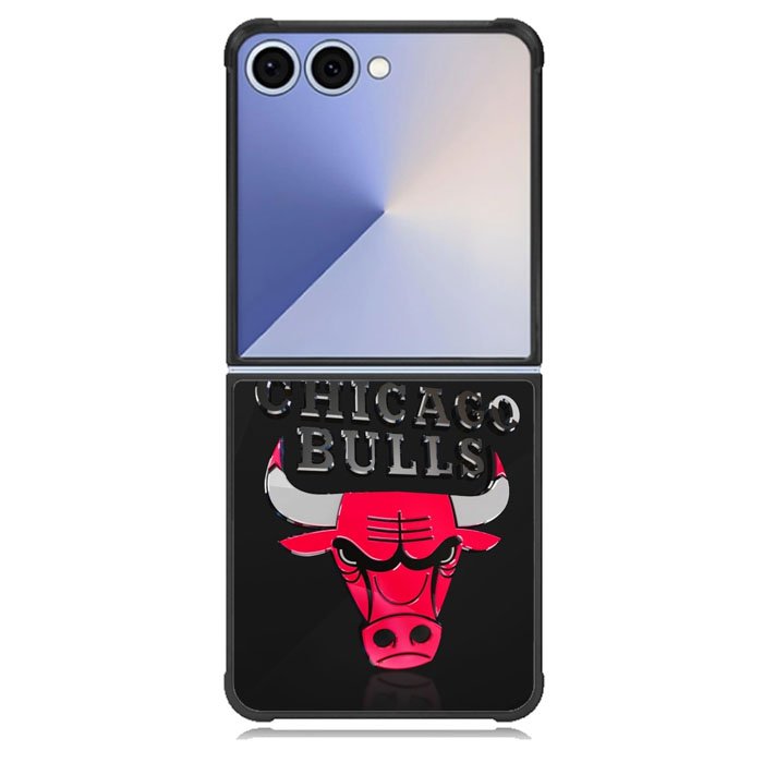 Shiny Chicago Bulls Samsung Galaxy Z Flip 7 Case BC0400