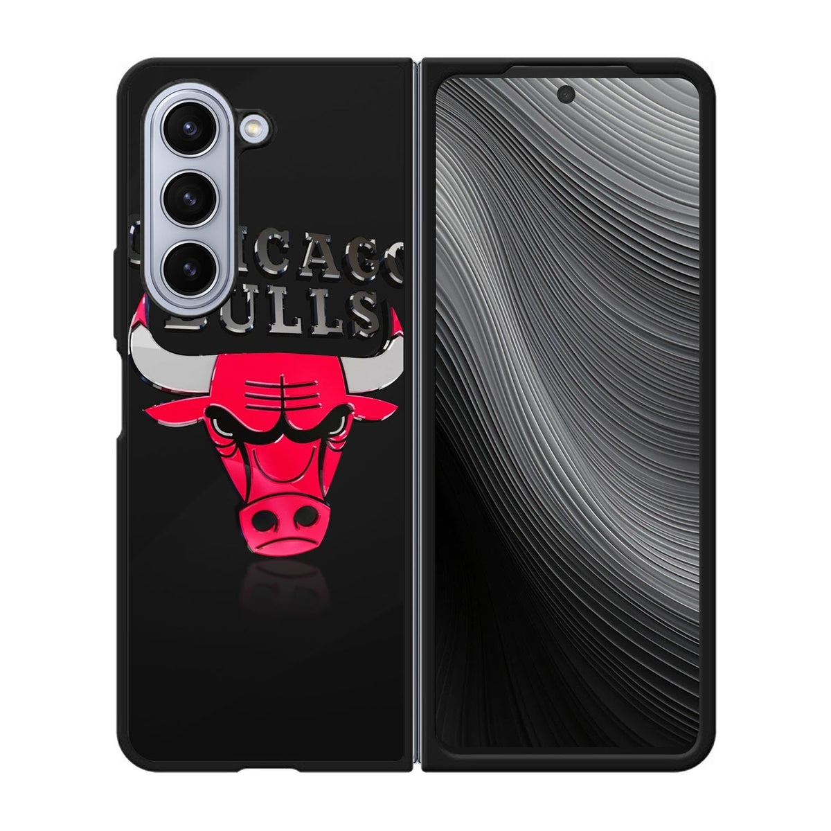 Shiny Chicago Bulls Case Samsung Galaxy z Fold 5 5G BC0400