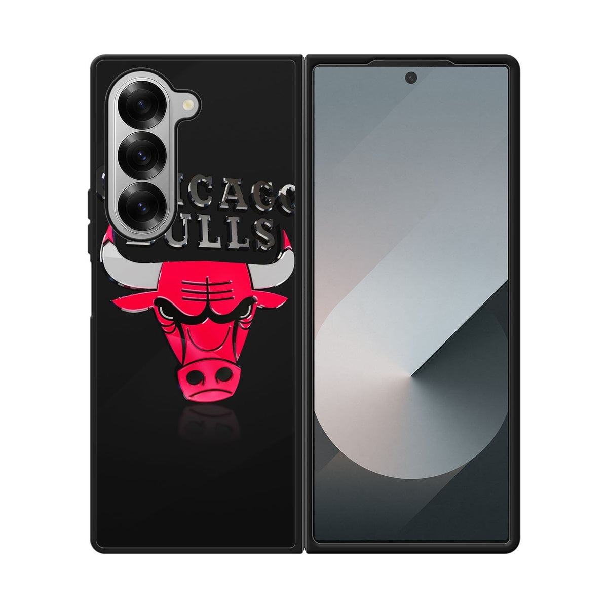 Shiny Chicago Bulls Case Samsung Galaxy Z Fold 6 5G BC0400