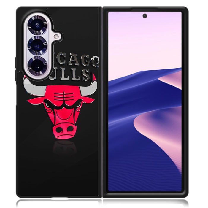 Shiny Chicago Bulls Samsung Galaxy Z Fold 7 5G Case BC0400