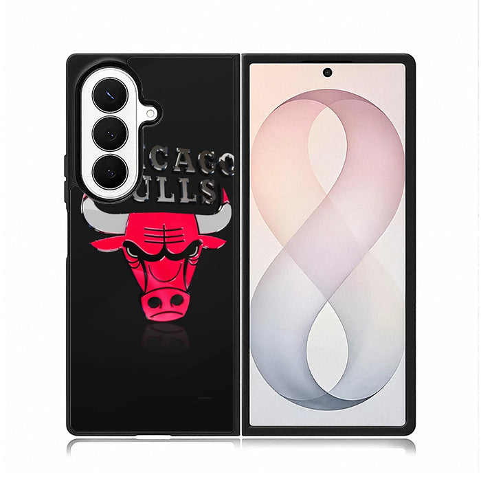 Shiny Chicago Bulls Samsung Galaxy Z Fold 8 Ultra Case BC0400