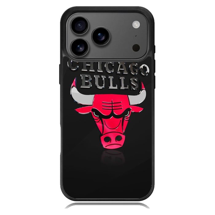 Shiny Chicago Bulls iPhone 17 Pro Case BC0400