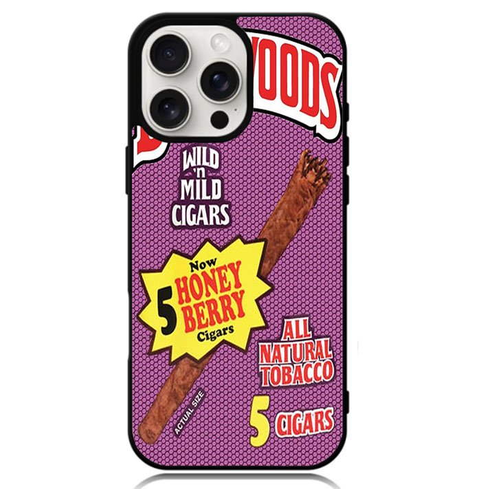 Backwoods Honey Berry Cigars Case iPhone 16 Pro BC0409