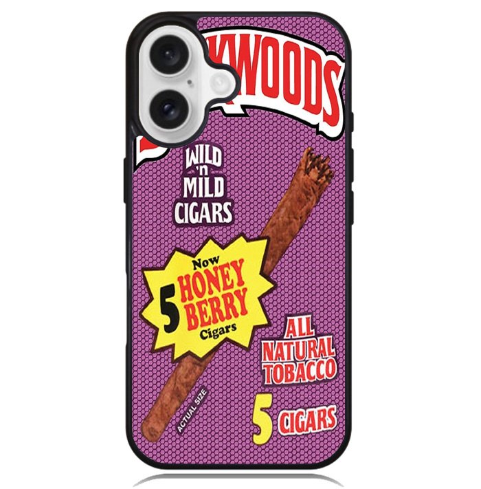 Backwoods Honey Berry Cigars Case iPhone 16 BC0409