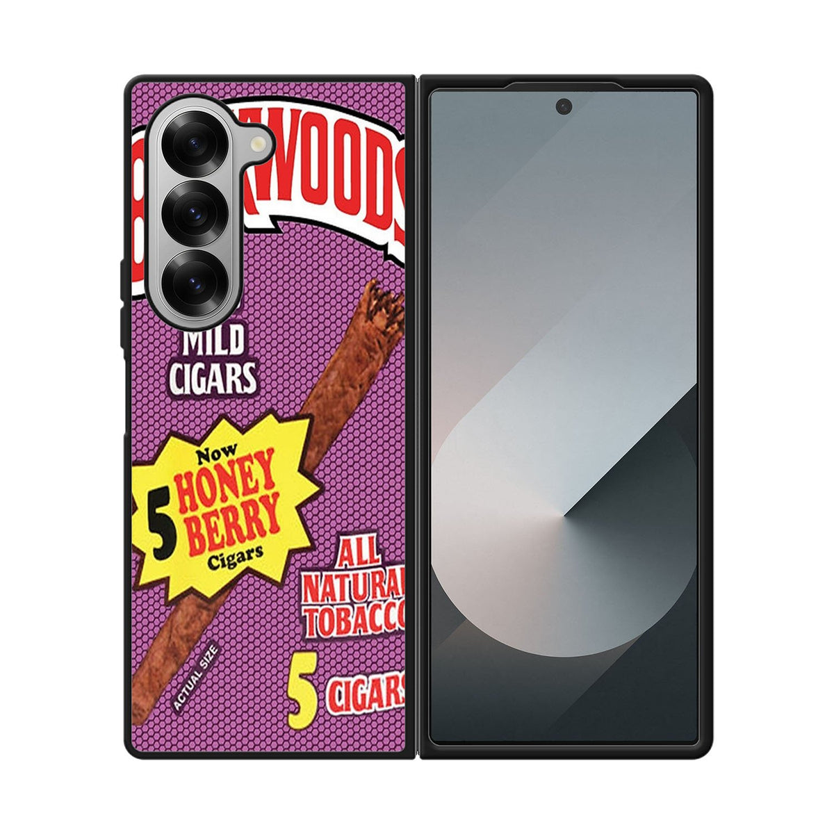 Backwoods Honey Berry Cigars Case Samsung Galaxy Z Fold 6 5G BC0409