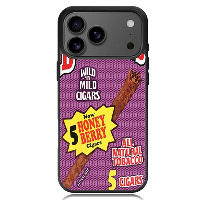 Backwoods Honey Berry Cigars iPhone 17 Pro Case BC0409
