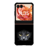 Black Cat Face Motorola Moto Razr 2025/2024 , Moto Razr 60/50 Case BC0410