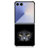 Black Cat Face Samsung Galaxy Z Flip 7 Case BC0410