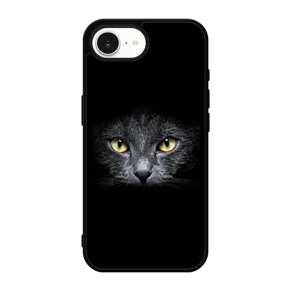 Black Cat Face iPhone 16e Case BC0410