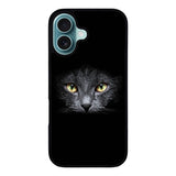 Black Cat Face Case iPhone 16 Plus BC0410