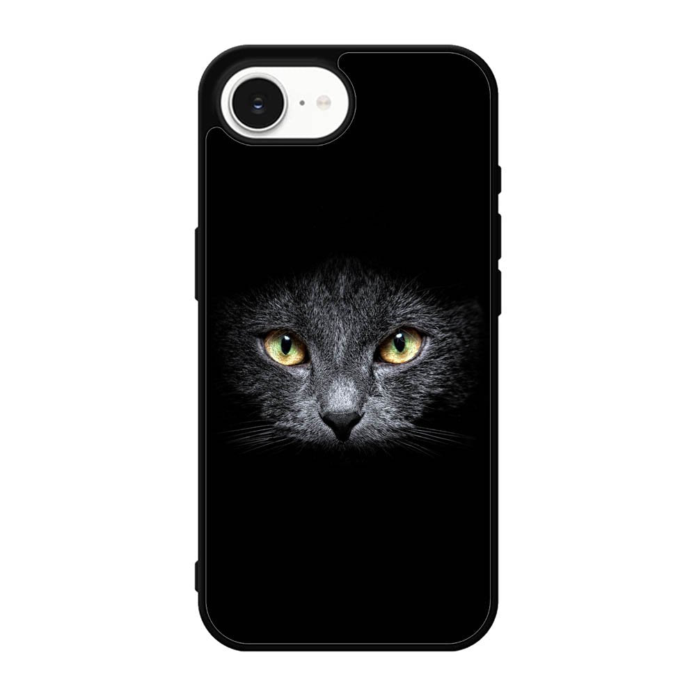 Black Cat Face iPhone 17e Case BC0410
