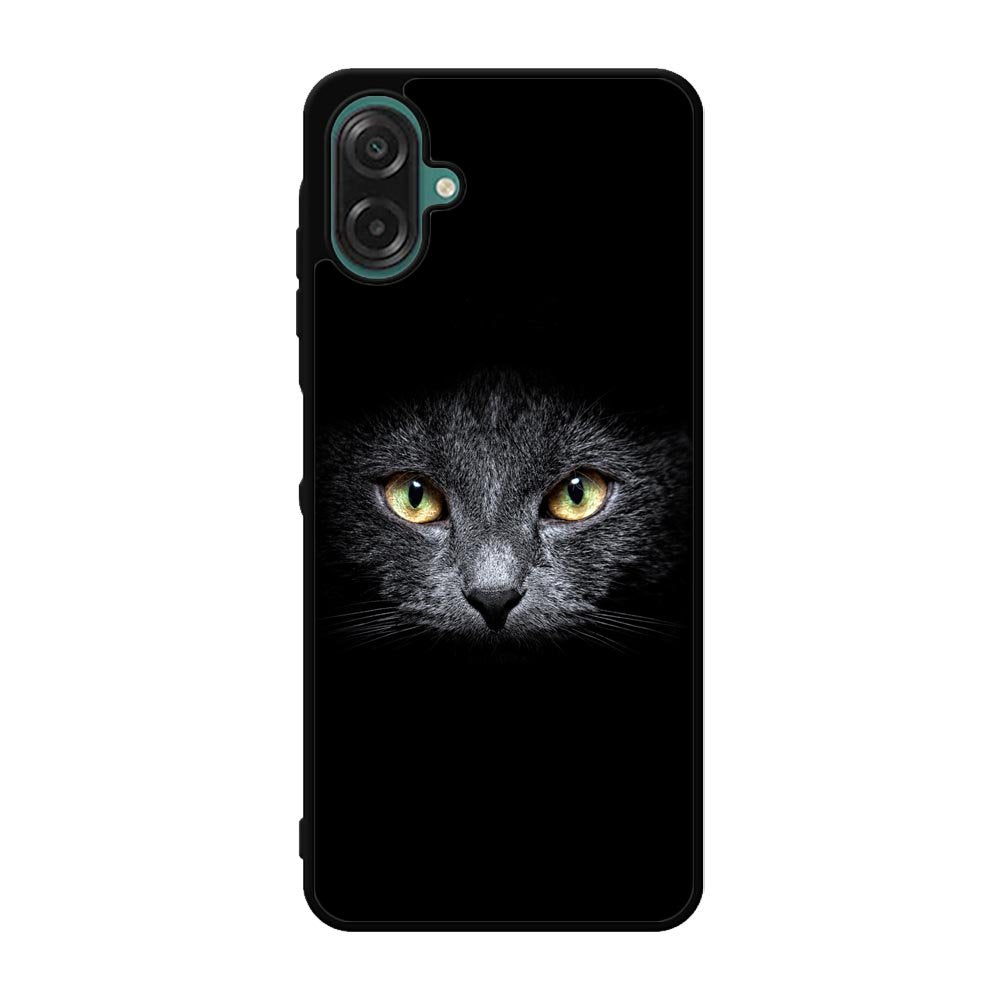 Black Cat Face Case Samsung Galaxy A07 BC0410
