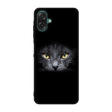 Black Cat Face Case Samsung Galaxy A07 BC0410