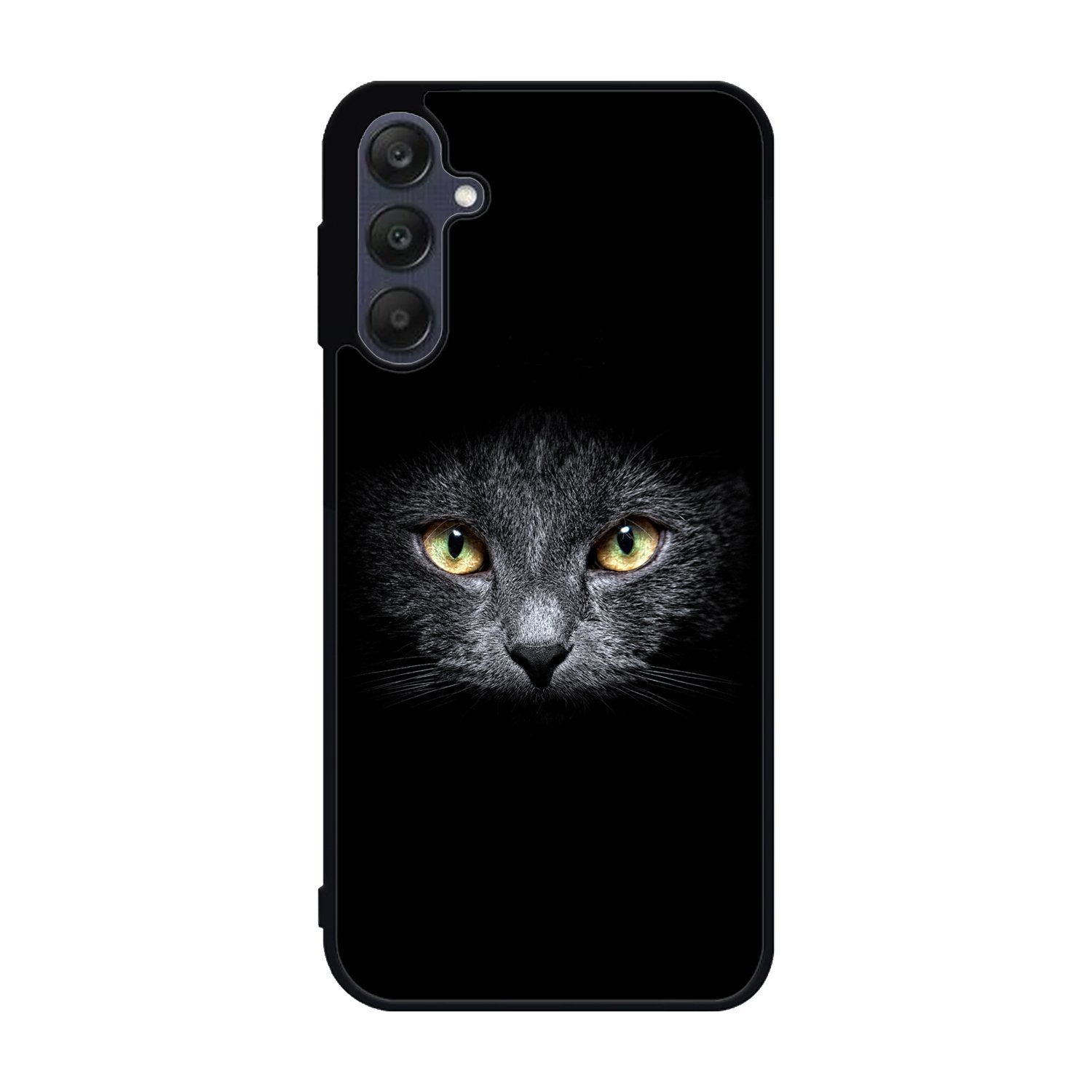Black Cat Face Samsung Galaxy A25 5G Case BC0410