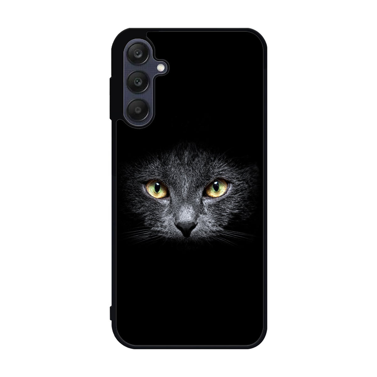 Black Cat Face Samsung Galaxy A25 5G Case BC0410
