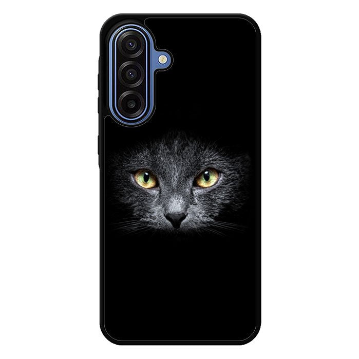 Black Cat Face Samsung Galaxy A17 5G Case BC0410