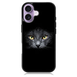 Black Cat Face iPhone 17 Case BC0410