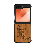 KFC Logo Wood Case Samsung Galaxy Z Flip 6 5G BC0452