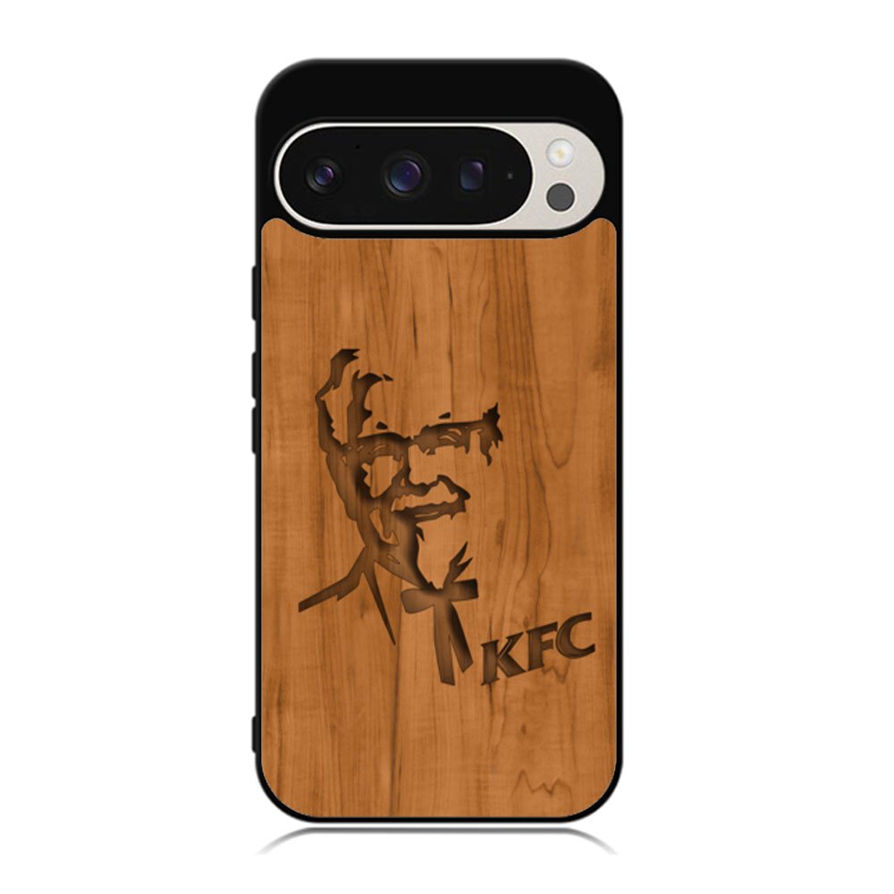 KFC Logo Wood Case Google Pixel 9 Pro XL BC0452