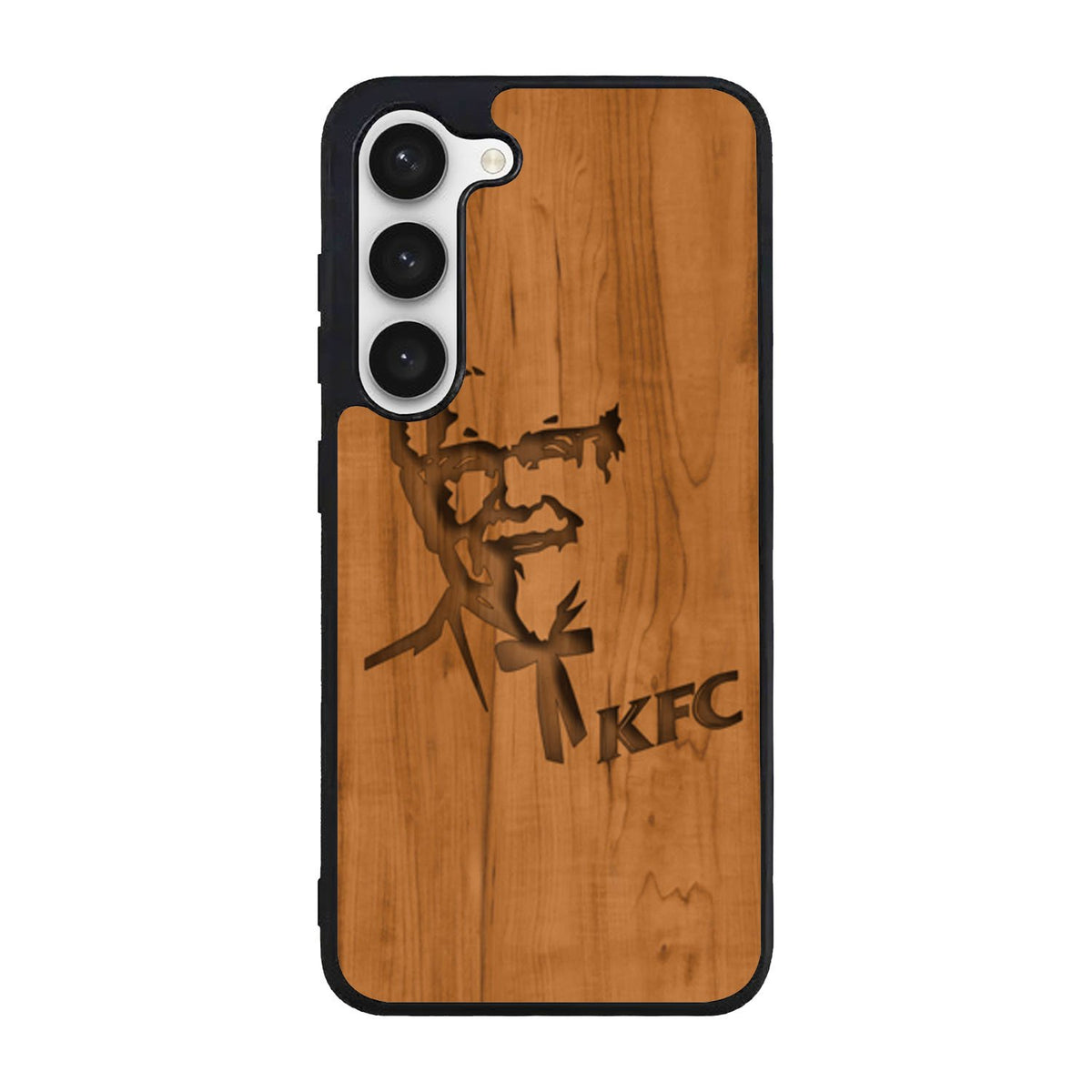 KFC Logo Wood Case Samsung Galaxy S24 FE 5G BC0452