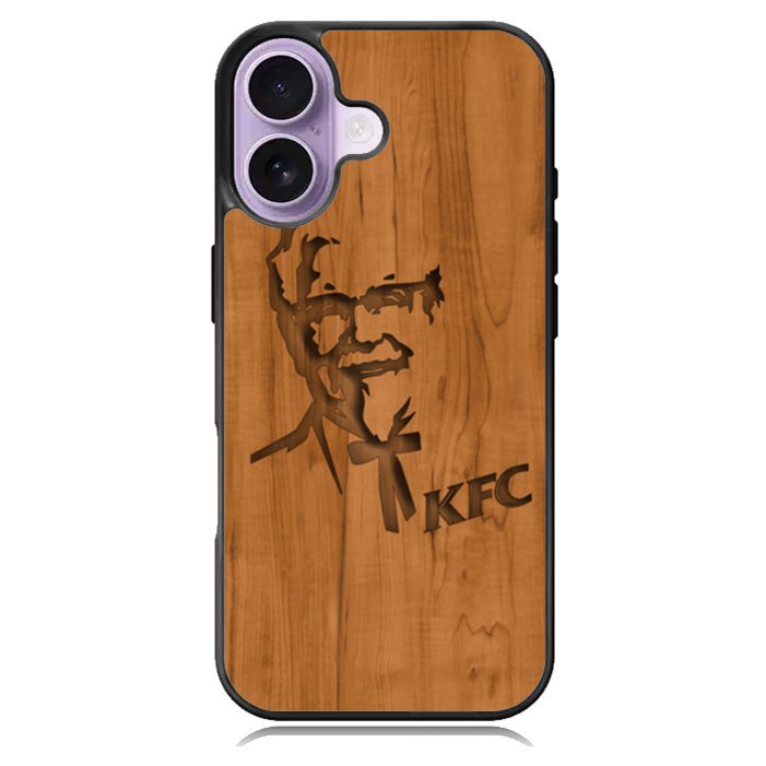 KFC Logo Wood iPhone 17 Case BC0452