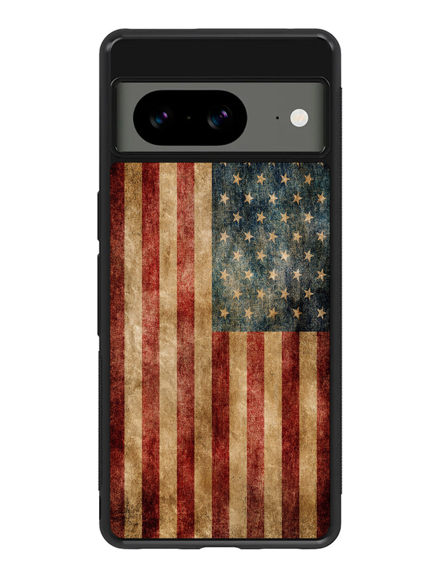 Vintage American Flag Google Pixel 8a Case