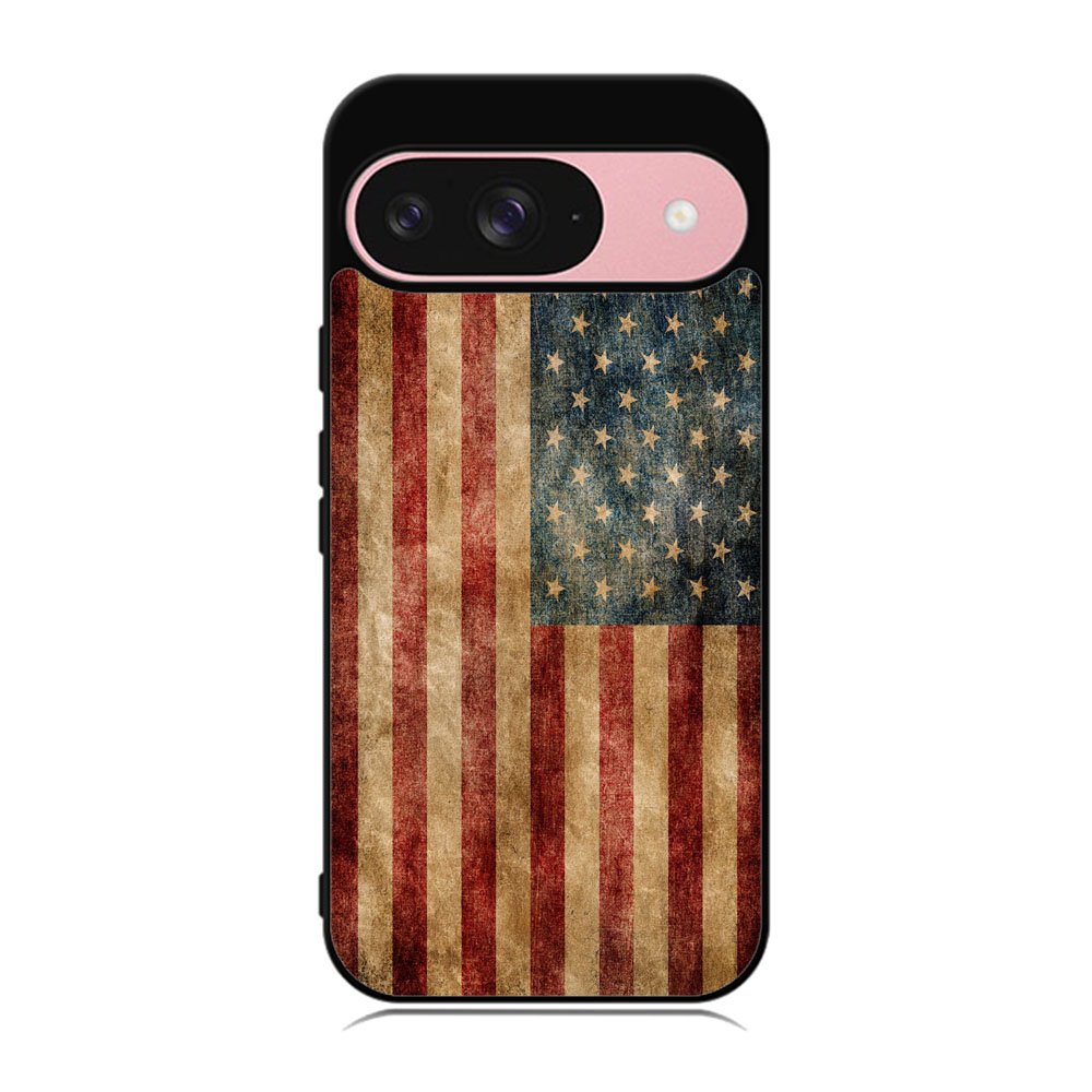 Vintage American Flag Case Google Pixel 9 BC0504