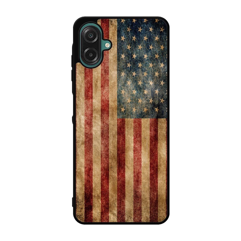 Vintage American Flag Case Samsung Galaxy A07 BC0504