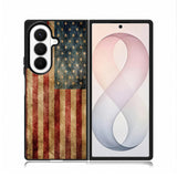 Vintage American Flag Samsung Galaxy Z Fold 8 Ultra Case BC0504