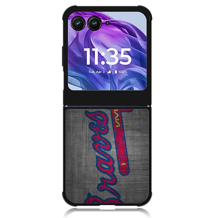 Atlanta Braves 1st Motorola Moto Razr 2024 , Moto Razr 50 Case