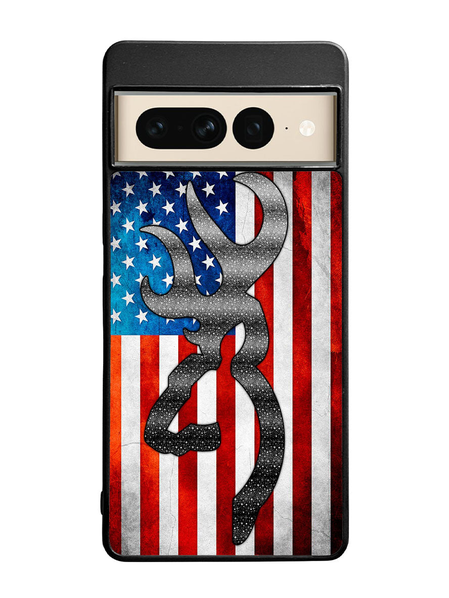 Camo American Flag 1st Google Pixel 7 Pro Case