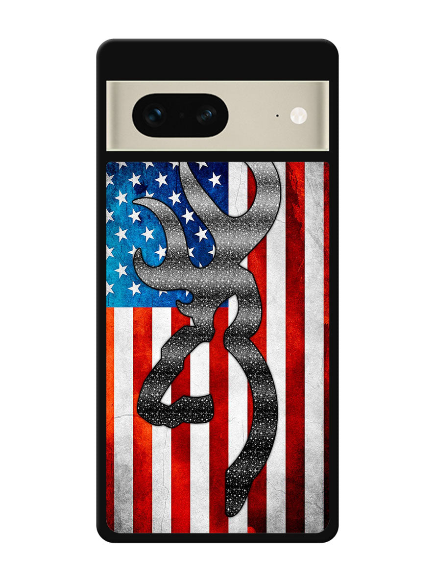 Camo American Flag 1st Google Pixel 7 Case