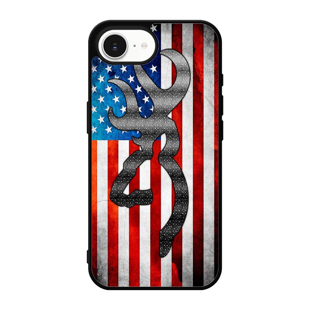 Camo American Flag iPhone 16e Case BC0475