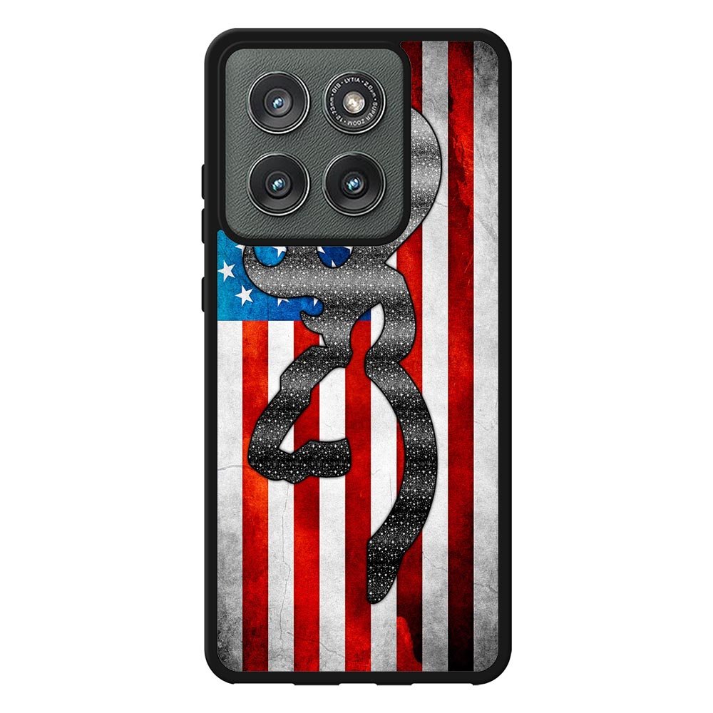 Camo American Flag Case Motorola Moto Edge 2025 BC0475