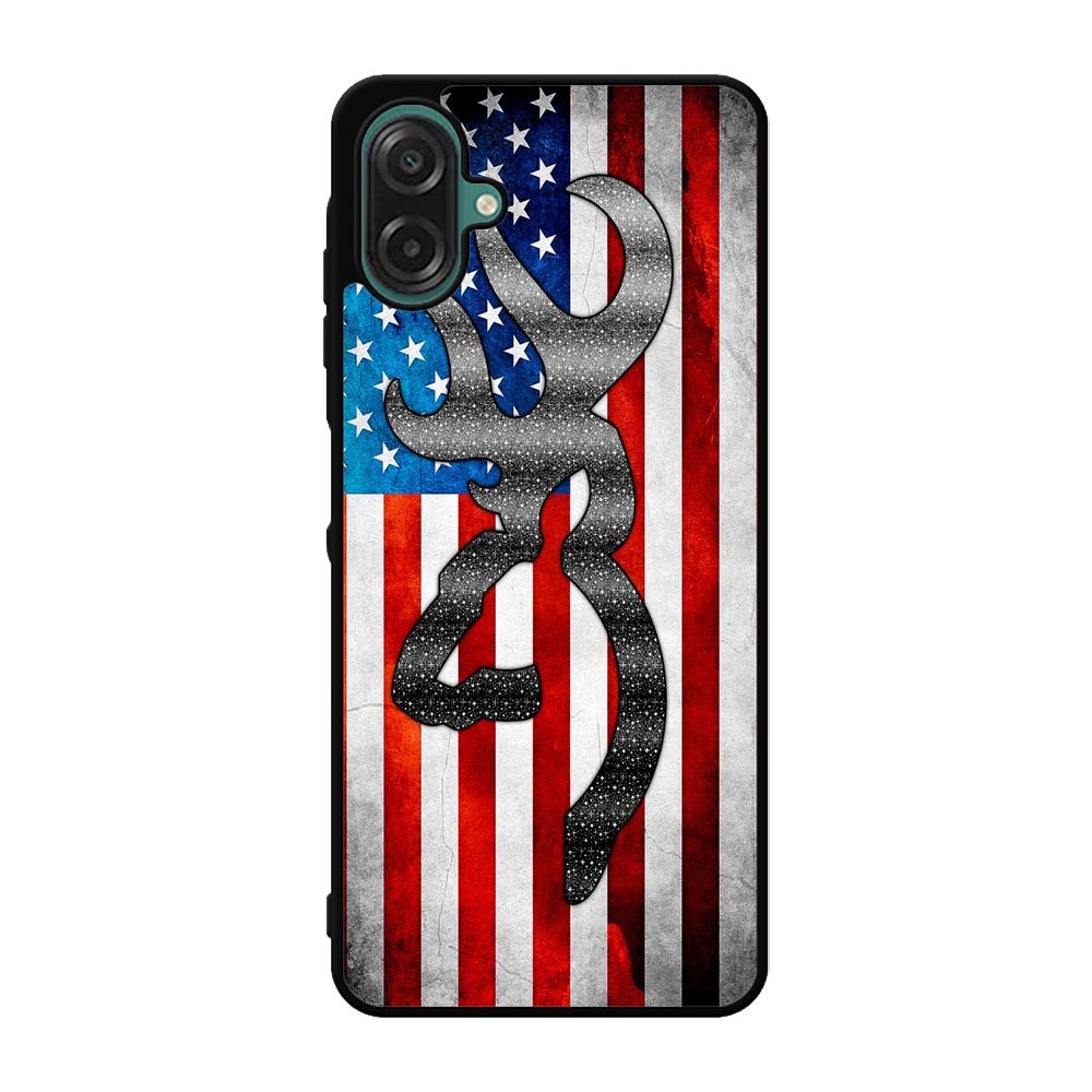 Camo American Flag Case Samsung Galaxy A07 BC0475