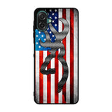 Camo American Flag Case Samsung Galaxy A07 BC0475