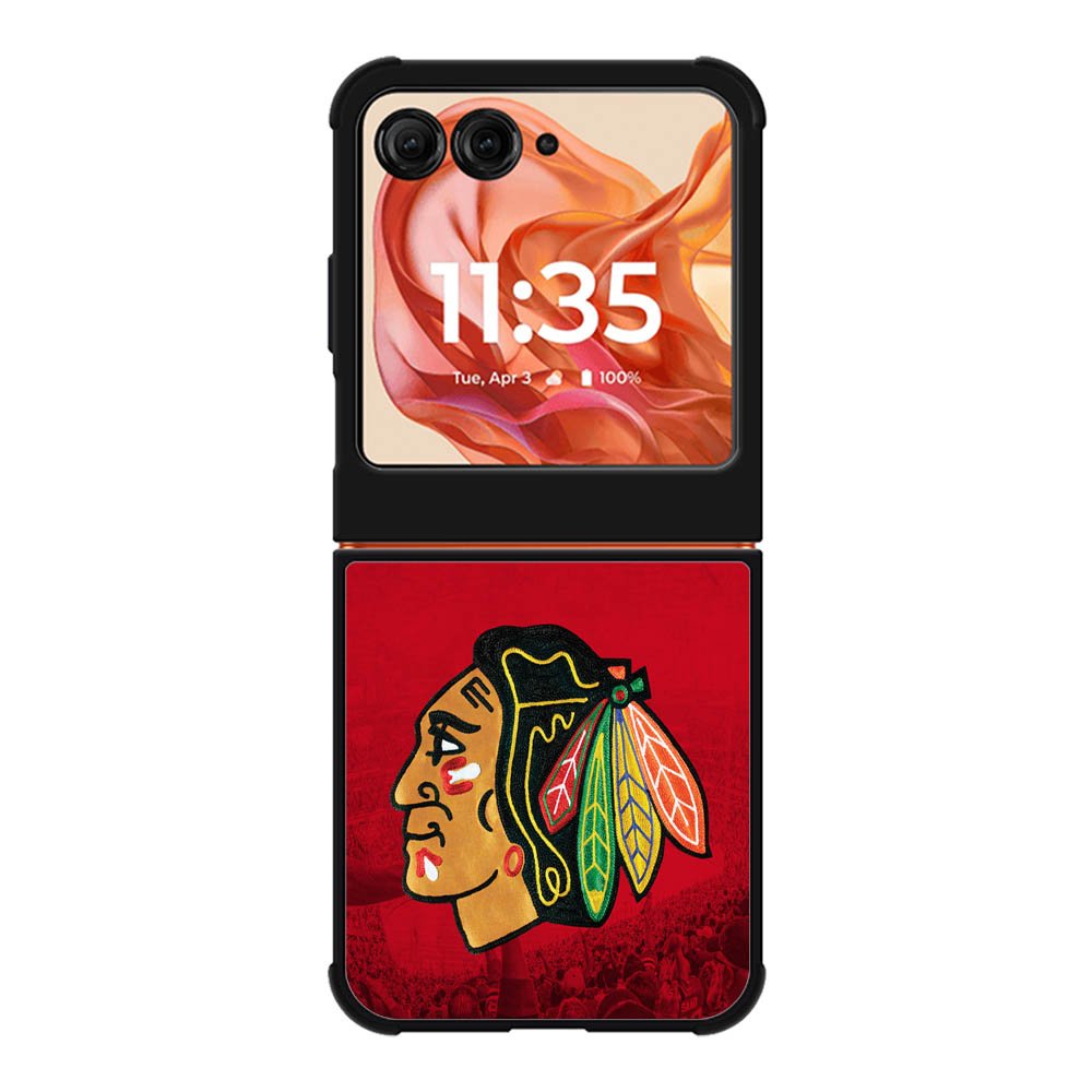 Chicago Blackhawks Motorola Moto Razr 2025/2024 , Moto Razr 60/50 Case BC0477