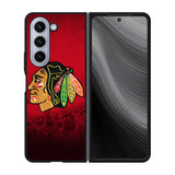 Chicago Blackhawks Case Samsung Galaxy z Fold 5 5G BC0477