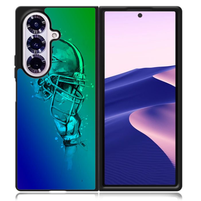 Cowboys helmet falling Samsung Galaxy Z Fold 7 5G Case BC0478