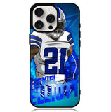 Ezekiel Elliott Dallas Cowboys Case iPhone 16 Pro BC0486