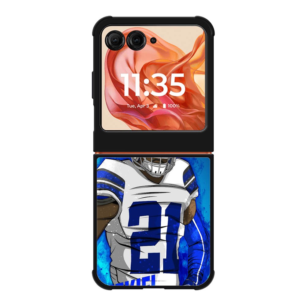 Ezekiel Elliott Dallas Cowboys Motorola Moto Razr 2025/2024 , Moto Razr 60/50 Case BC0486