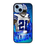 Ezekiel Elliott Dallas Cowboys Case iPhone 15 Plus BC0486