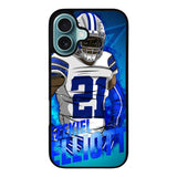 Ezekiel Elliott Dallas Cowboys Case iPhone 16 Plus BC0486