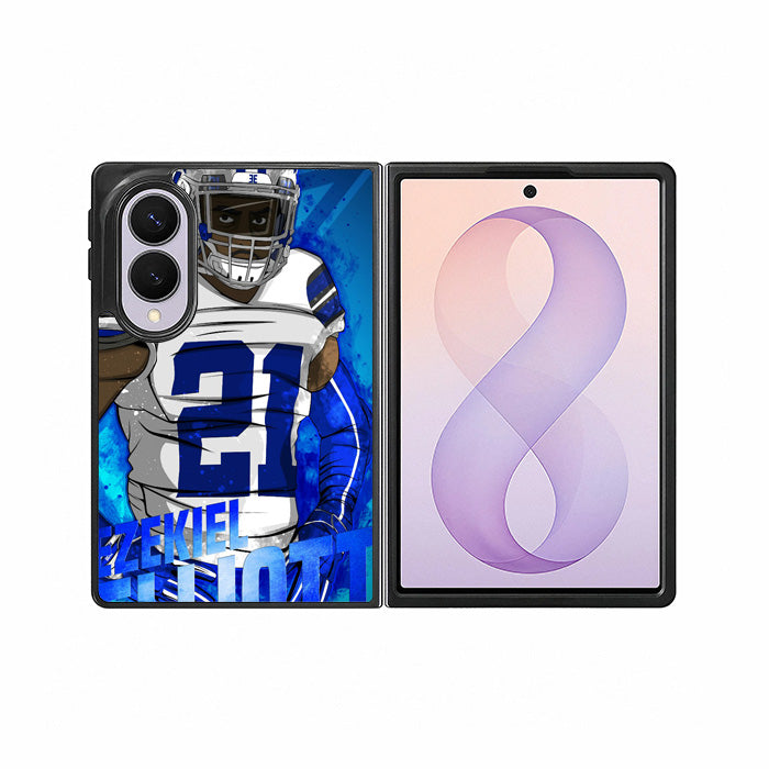 Ezekiel Elliott Dallas Cowboys Samsung Galaxy Z Fold 8 Case BC0486