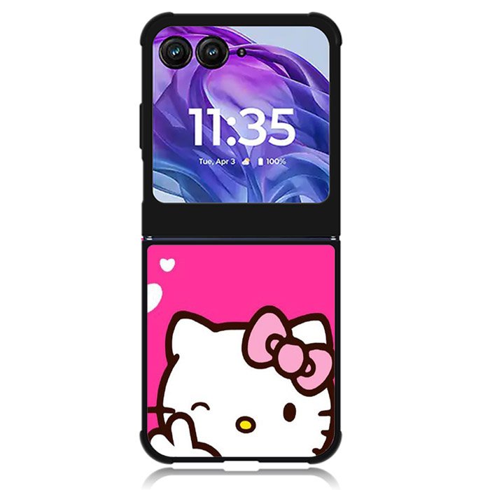 Hello Kitty Girl Motorola Moto Razr 2024 , Moto Razr 50 Case