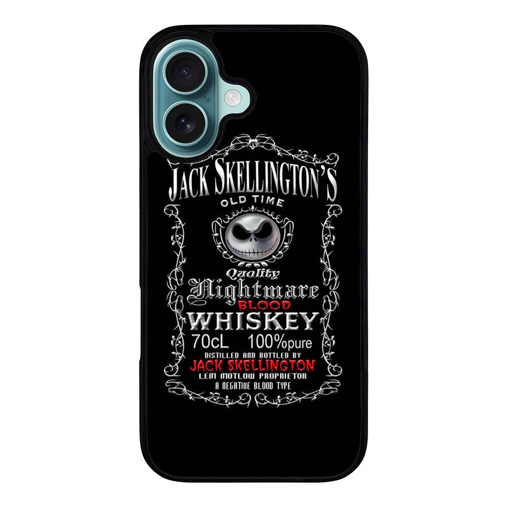 Jack Skellington Blood Whiskey Case iPhone 16 Plus BC0507