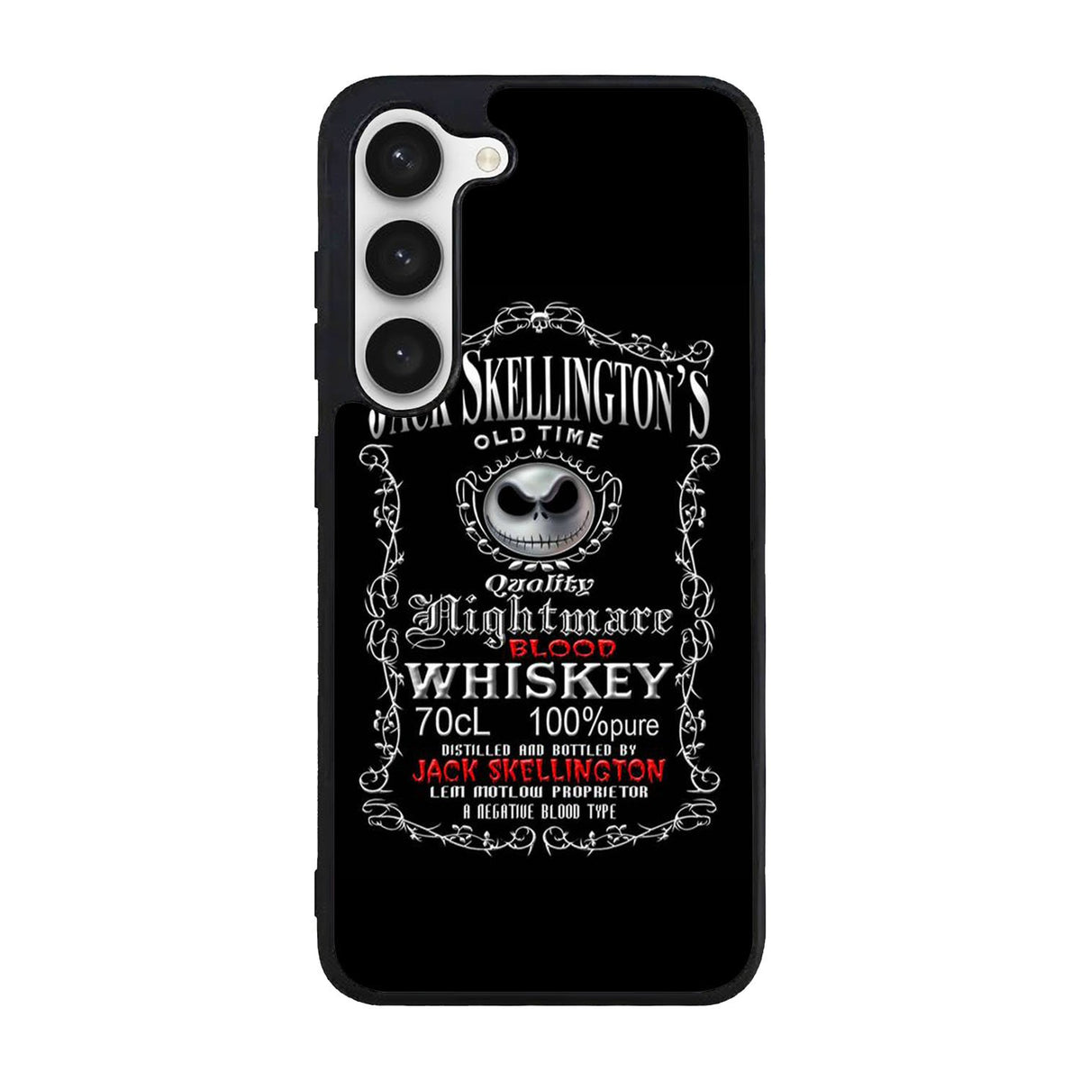 Jack Skellington Blood Whiskey Case Samsung Galaxy S23 FE 5G BC0507